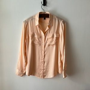 J Crew silk button down blouse.  Size 6